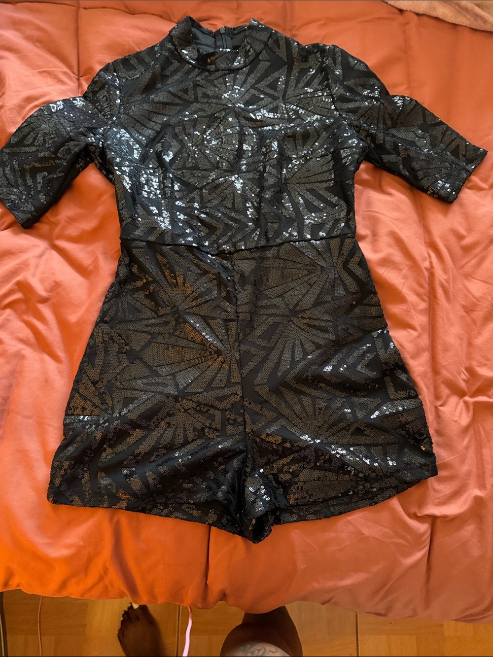 Sequins romper NO STRETCH